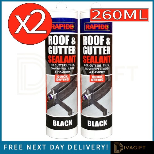Black roof gutter - &,