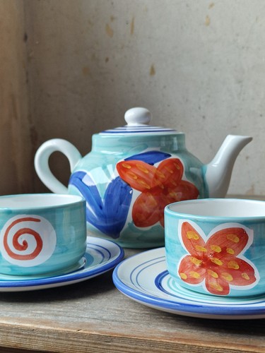 Vintage italian hand painted - vintage,