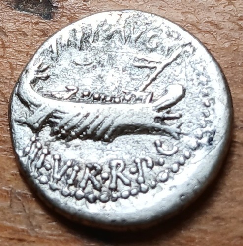 Ancient roman silver denarius - roman,