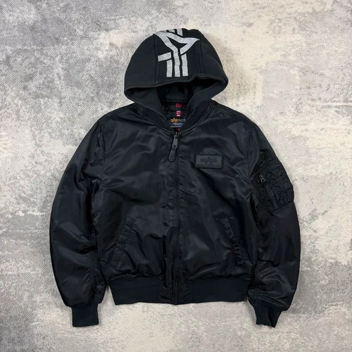 Alpha industries hooded bomber - industries,