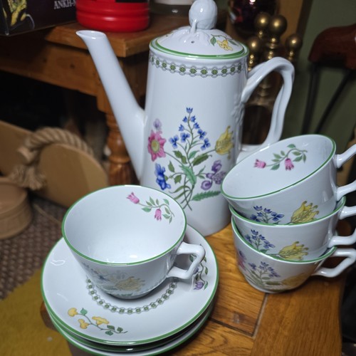 Spode summer palace coffee pot - summer,