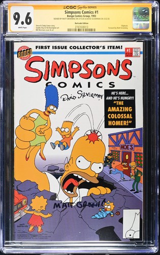 Cgc simpsons comics 1 - cgc,