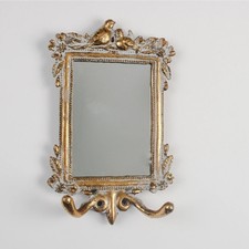 20cm Gold Bird & Foliage Wall