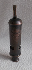 Antique THE CITY Patent Whistle 5727-08 Police / Military