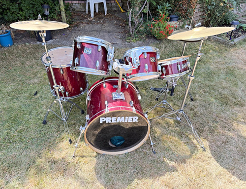 Premier acoustic drum kit - premier,