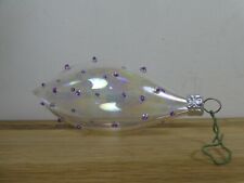 John Lewis Hand crafted Glass Christmas tree bauble / decoration, Unusual design