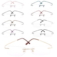 Fashion Metal Rimless Eye