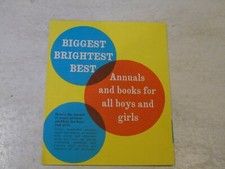 EAGLE ANNUAL COMIC Flyer - Date 1963 - From a Eagle Comic - UK Paper Comic