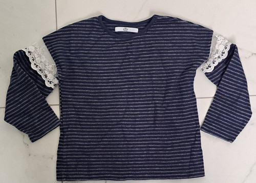 Navy grey stripe jumper - stripe,
