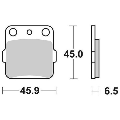Brake pads sbs 584hf - pads,