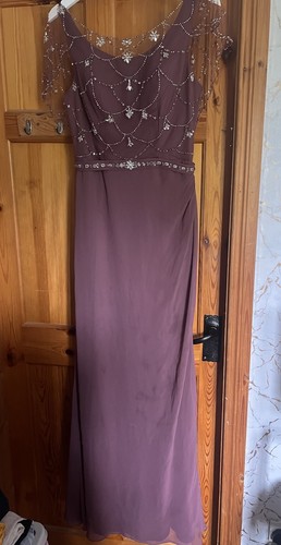 Beautiful beaded mauve - mauve, true