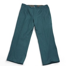 The Volkspolizei Police Trousers Mens W36 Green Button Fly Military 40s 50s