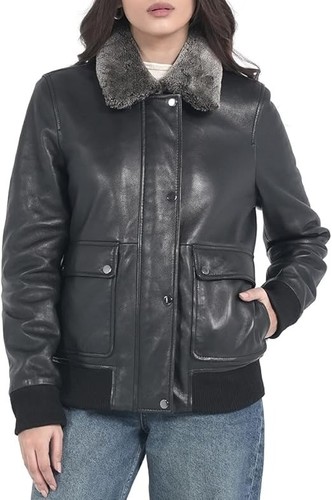 Women black raf bomber - black, b2
