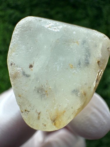Naturally tumbled topaz not - naturally,