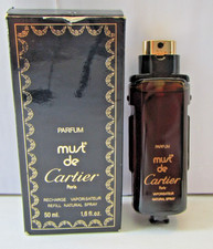 Women's Vintage Perfume CARTIER MUST de CARTIER Pure Parfum 50ml Refill Spray