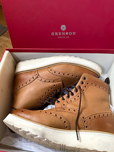 Grenson fred tan leather - grenson,