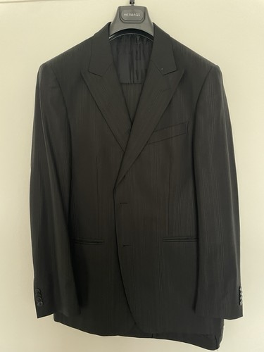 Versace suit mens black eu - versace,