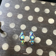 Heidi Daus Blue Crystal Hoop