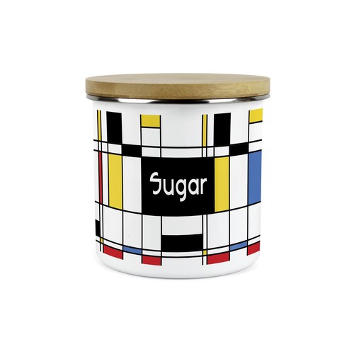 Retro sugar canister art - canister,