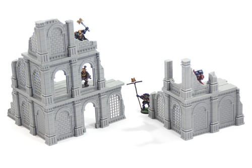 Ancient ruined building - ruined,