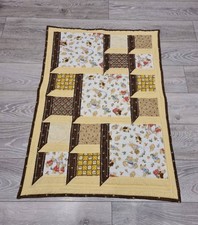 Peter Rabbit handmade quilted blanket for baby/child 104cm x 75cm Beatrix Potter