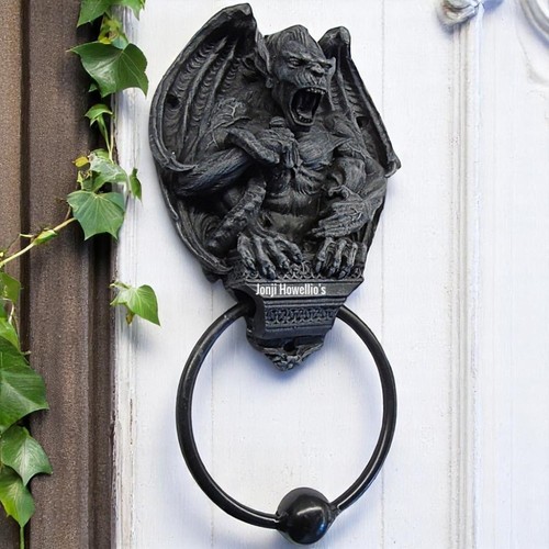 Grotesque greeting door - grotesque,