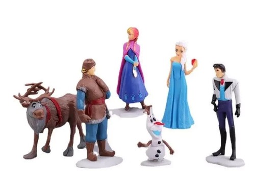 6pcs frozen princess cake - frozen,