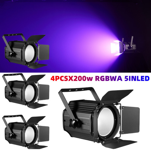 200w cob led par - 4x,