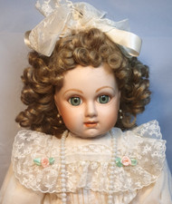 Porcelain doll - porcelain, 20"(50cm)