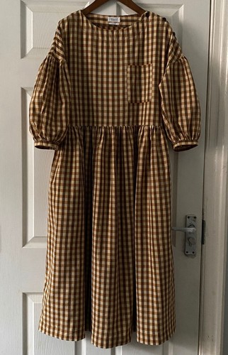 Toast shore gingham dress - toast,