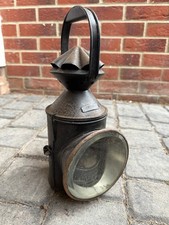 OLD RAILWAY HAND LAMP - BURNER STAMPED LNE-D1