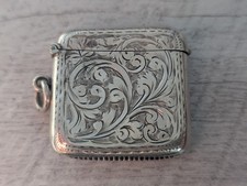 Silver vesta case 1938 - case,