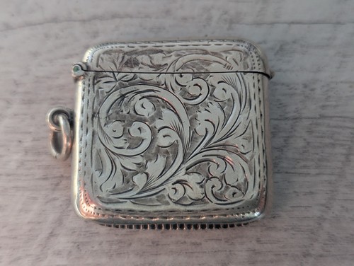Silver vesta case 1938 - silver,