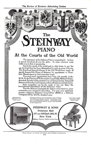 1908 the steinway piano - 1908,