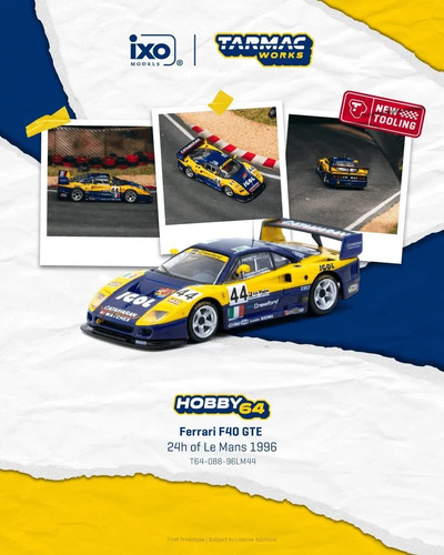 Tarmac works ferrari f40 - tarmac, 1:64