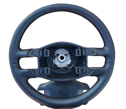 New leather steering - new,