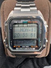 Digital Seiko Silver Wave