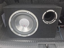 12" FLI 1200W Subwoofer in box + Mono Block Amplifier
