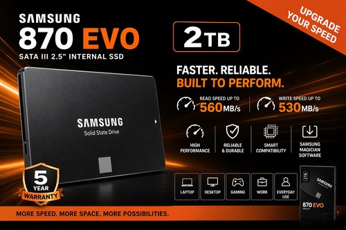 500 samsung nand ssd 870 - gb,
