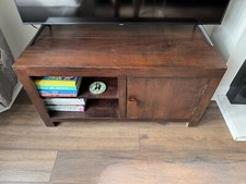 Dark Mango Wood TV Stand