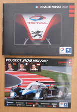 PEUGEOT 908 HDi FAP - 2007 PRESS PACK & RACE DRIVER CARD 2008 LM SERIES #8