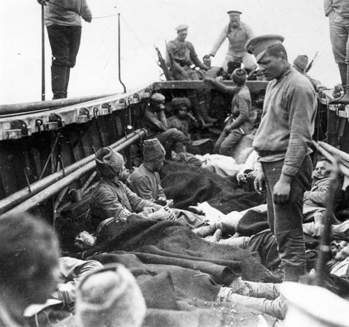 Wounded turkish soldiers and - turkish,