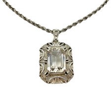 Antique Art Deco 835-Silver