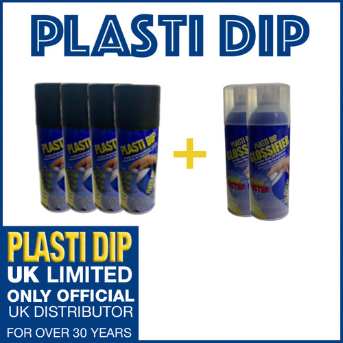 Plasti dip black matt - 4x,
