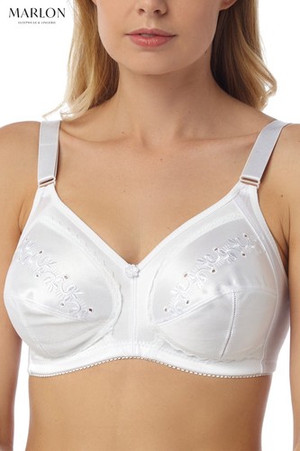 Ladies embroidered soft cup - ladies,