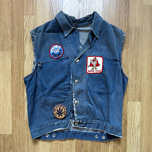 Authentic vintage denim - , biker