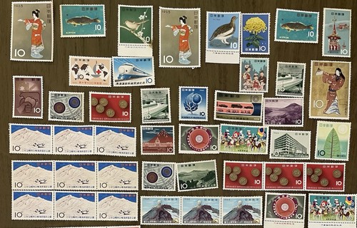 Japanese vintage stamps lot - vintage,