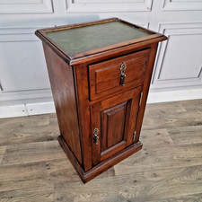 Antique Style Bedside Cabinet Pot Cupboard – Lamp Table – Drawer Storage Wooden