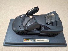 Burago 1/24 scale - Black Lamborghini Reventon  autographed by Fabio Lamborghini