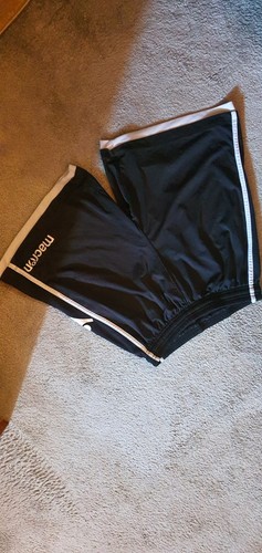 Black macron shorts size med - macron,